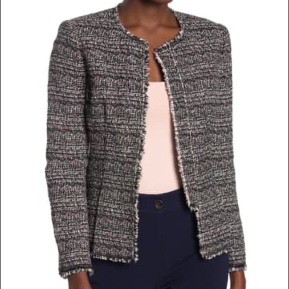 Rebecca Taylor Tweed Peplum Jacket